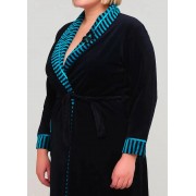 Халат Romeo Life 2XL,3XL,4XL  велюр 1627